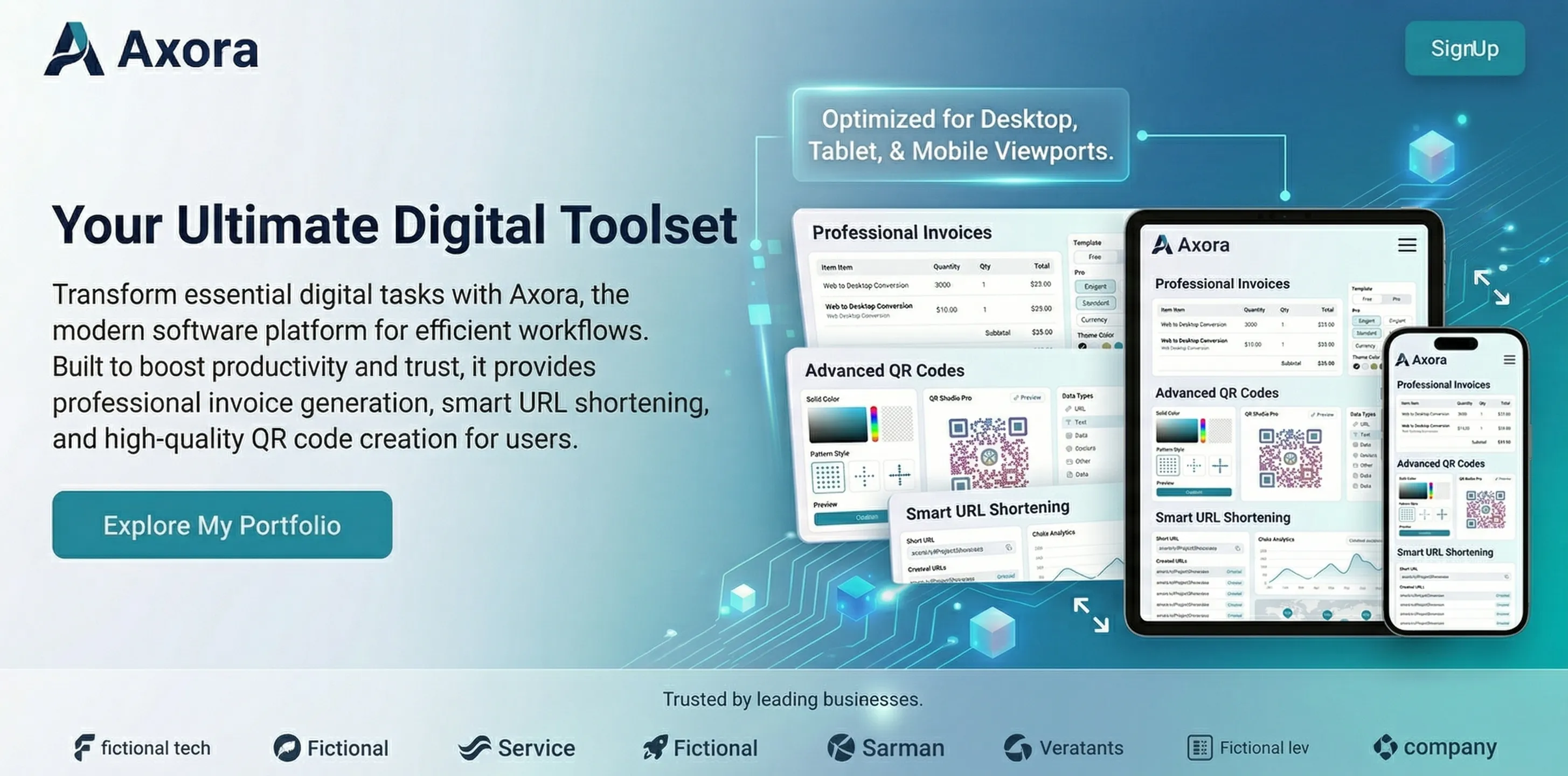 Axora SaaS Architecture Image 1